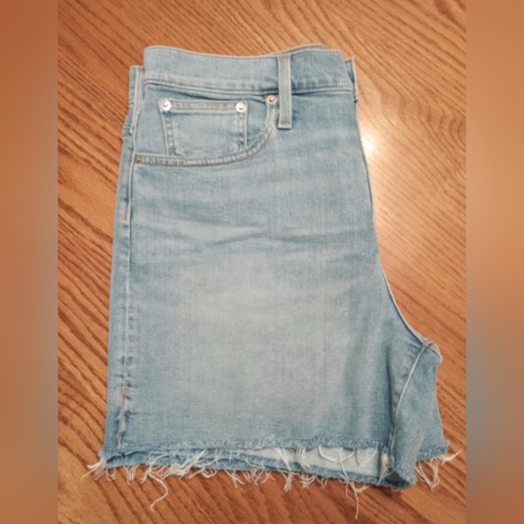 J. Crew Women's High Rise Cut Off Shorts - Picture 2 of 3